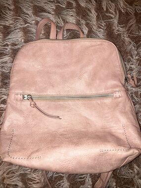 Universal Thread Taupe Faux Leather Backpack